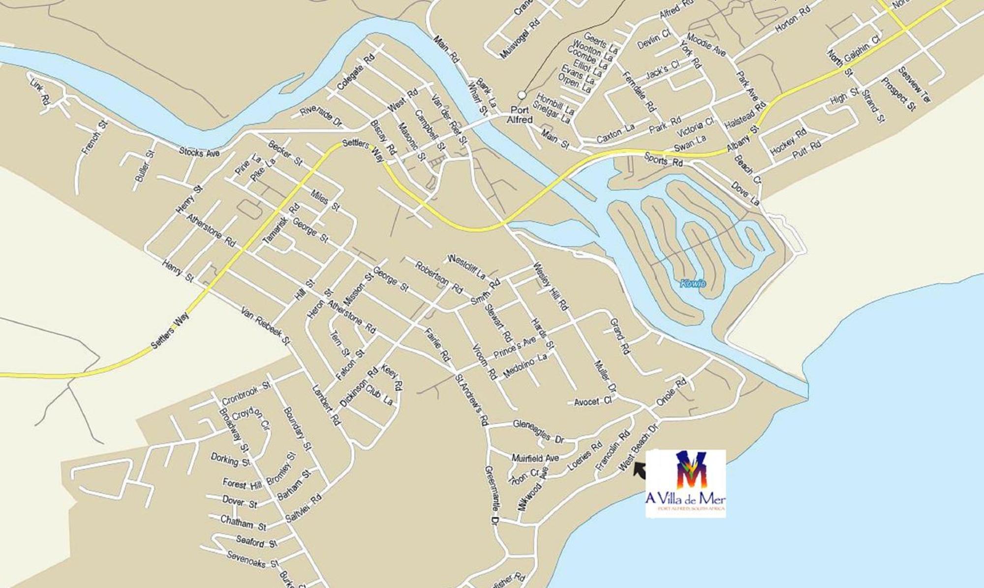 A Villa De Mer Guesthouse Port Alfred Zewnętrze zdjęcie